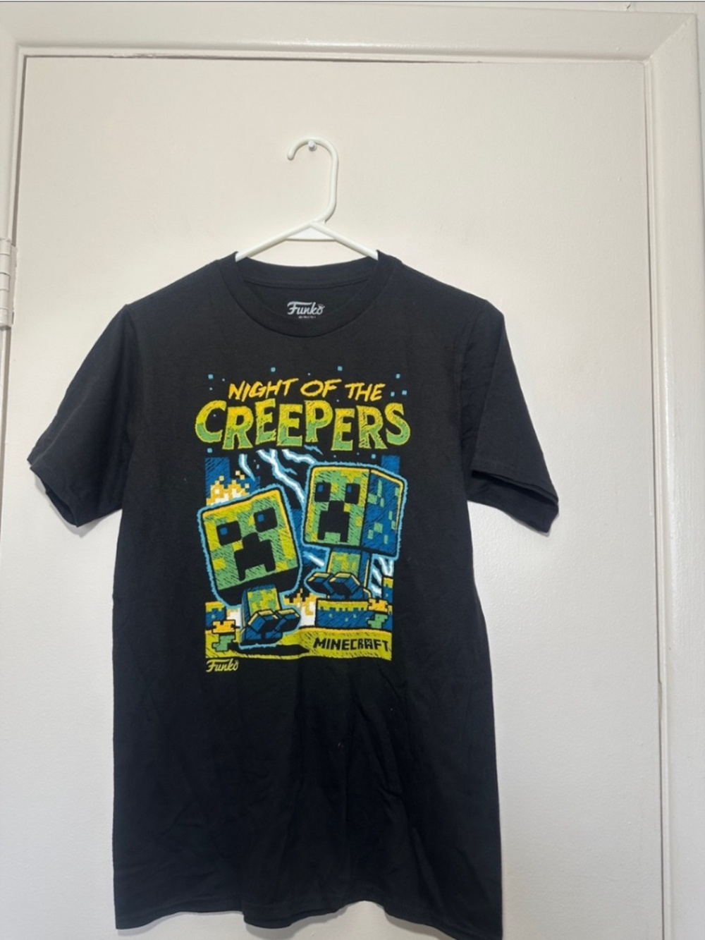 Funko Minecraft "Night of the Creepers" Black Graphic Tee